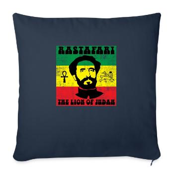 Reggae - Housse de coussin décorative 45 x 45 cm - bleu marine - Devant