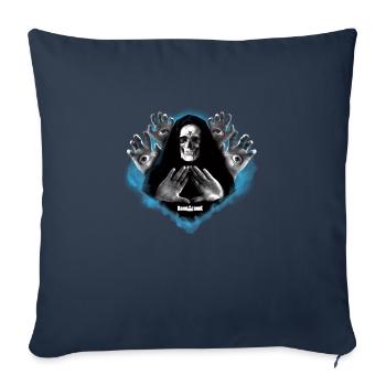 Illuminati - Housse de coussin décorative 45 x 45 cm - bleu marine - Devant