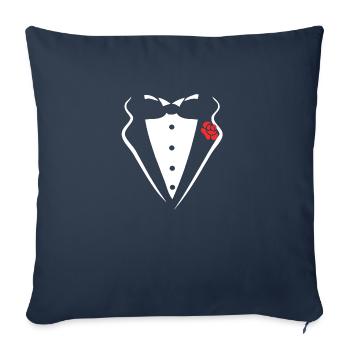 STYLE TUXEDO TUXEDO SUIT SHIRT - Sofakissenbezug 45 x 45 cm - Navy - Vorne