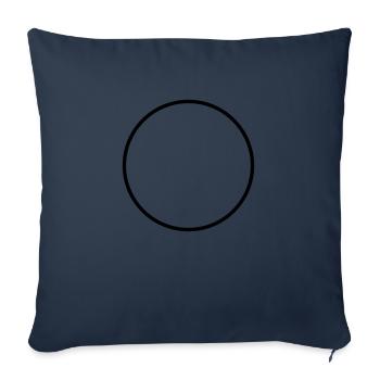 kreis3 - Sofakissenbezug 45 x 45 cm - Navy - Vorne