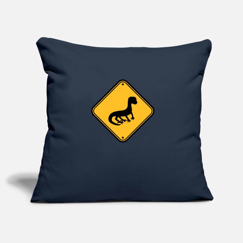 warning caution caution note shield silhouette Sofa pillowcase 17,3'' x 17,3'' (45 x 45 cm)