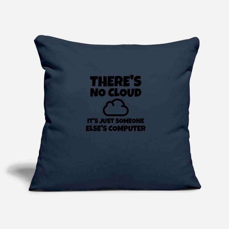 IT Saying Cloud Computer Developer Programmer Sofa pillowcase 17,3'' x 17,3'' (45 x 45 cm)