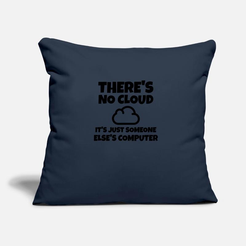 IT Saying Cloud Computer Developer Programmer Sofa pillowcase 17,3'' x 17,3'' (45 x 45 cm)