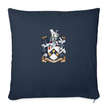 James Bond manteau-de-bras "Le monde ne suffit - Housse de coussin décorative 45 x 45 cm - bleu marine - Devant