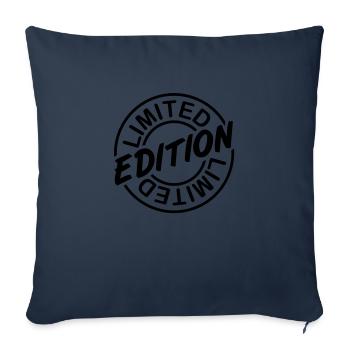 limited_edition__1f1 - Housse de coussin décorative 45 x 45 cm - bleu marine - Devant