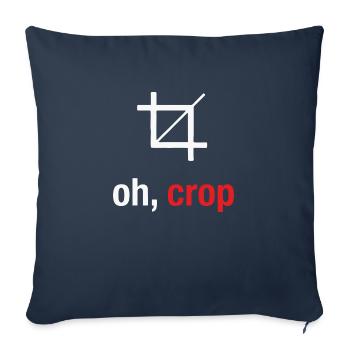 photographer - Sofa pillowcase 17,3'' x 17,3'' (45 x 45 cm) - navy - Front