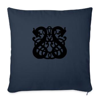 Wikinger - Sofakissenbezug 45 x 45 cm - Navy - Vorne