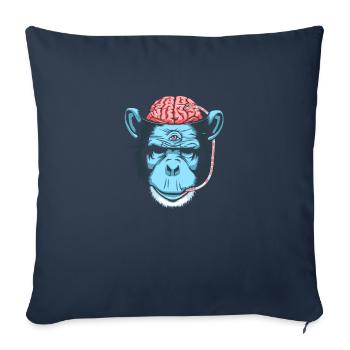 Inner Dialogue - Sofa pillowcase 17,3'' x 17,3'' (45 x 45 cm) - navy - Front