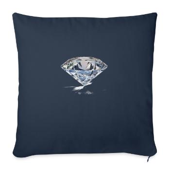 diamant - Sofakissenbezug 45 x 45 cm - Navy - Vorne