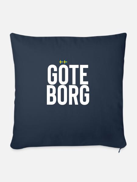 Göteborg - Sofakissenbezug 45 x 45 cm - Navy
