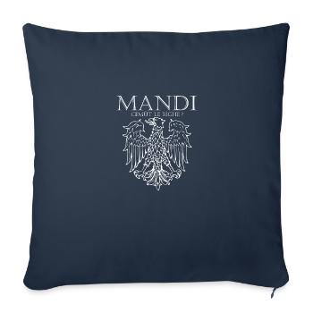 Mandi - Sofakissenbezug 45 x 45 cm - Navy - Vorne