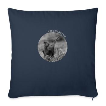 Velociraptor - Sofakissenbezug 45 x 45 cm - Navy - Vorne