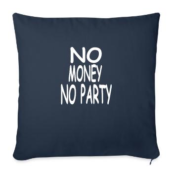 Parti - Housse de coussin décorative 45 x 45 cm - bleu marine - Devant