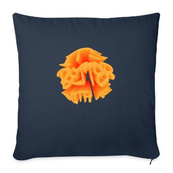 Bei mir ist es besser - Sofakissenbezug 45 x 45 cm - Navy - Vorne