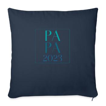 Dad 2023 - Sofa pillowcase 17,3'' x 17,3'' (45 x 45 cm) - navy - Front
