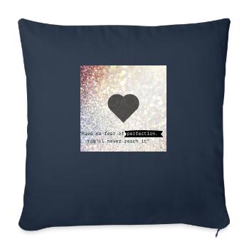 L.O.V.E - Sofa pillowcase 17,3'' x 17,3'' (45 x 45 cm) - navy - Front