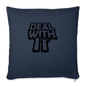 Boss Deal with it - Sofa pillowcase 17,3'' x 17,3'' (45 x 45 cm) - navy - Front