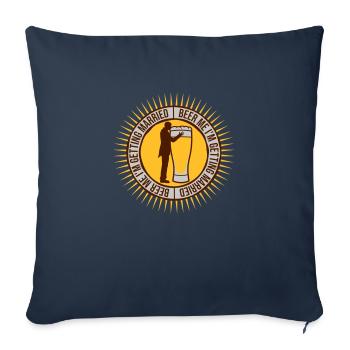 Beer Me Getting Married - Sofa pillowcase 17,3'' x 17,3'' (45 x 45 cm) - navy - Front