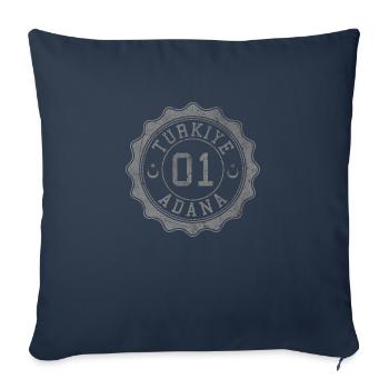 Adana - Sofakissenbezug 45 x 45 cm - Navy - Vorne