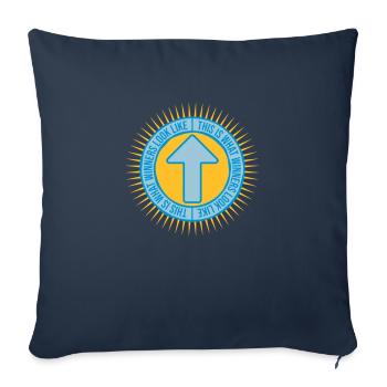 À quoi ressemblent les gagnants - Housse de coussin décorative 45 x 45 cm - bleu marine - Devant