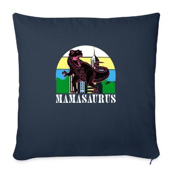 Mamasaurs Mother's day Gift idea - Sofa pillowcase 17,3'' x 17,3'' (45 x 45 cm) - navy - Front