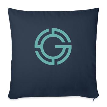 G Bekleidung Marke - Sofakissenbezug 45 x 45 cm - Navy - Vorne