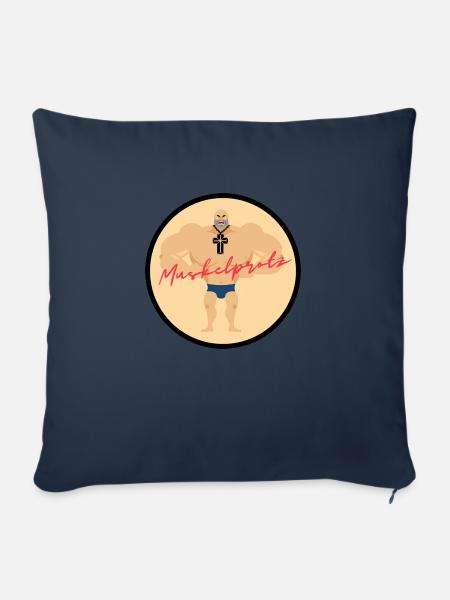 Muskelprotz - Sofakissenbezug 45 x 45 cm - Navy