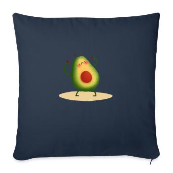 Super süße starke Avocado - Sofakissenbezug 45 x 45 cm - Navy - Vorne