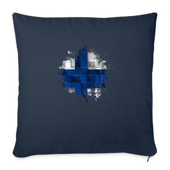 Finland Suomi helsinki scandinavia viking - Sofa pillowcase 17,3'' x 17,3'' (45 x 45 cm) - navy - Front