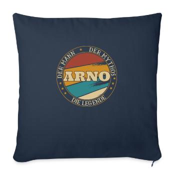 ARNO DER MAN DER MYTHOS DIE LEGENDE - Sofakissenbezug 45 x 45 cm - Navy - Vorne