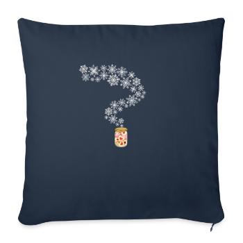 Christmas cookies - Sofa pillowcase 17,3'' x 17,3'' (45 x 45 cm) - navy - Front