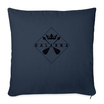Dalarna - Sofa pillowcase 17,3'' x 17,3'' (45 x 45 cm) - navy - Front