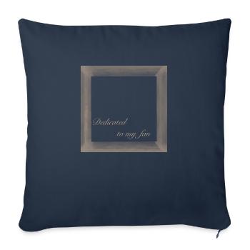 Autogramm vonRino - Sofakissenbezug 45 x 45 cm - Navy - Vorne