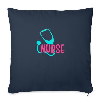 Nurse 06 01 - Sofa pillowcase 17,3'' x 17,3'' (45 x 45 cm) - navy - Front