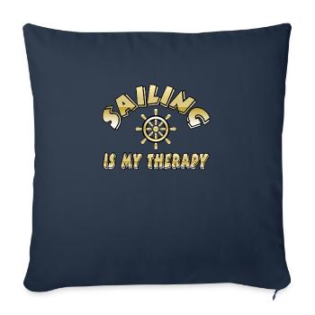 Sail - Sofa pillowcase 17,3'' x 17,3'' (45 x 45 cm) - navy - Front