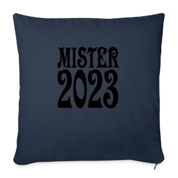 Mister 2023 - Sofakissenbezug 45 x 45 cm - Navy - Vorne