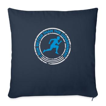 mieux fonctionner que le gouvernement - Housse de coussin décorative 45 x 45 cm - bleu marine - Devant