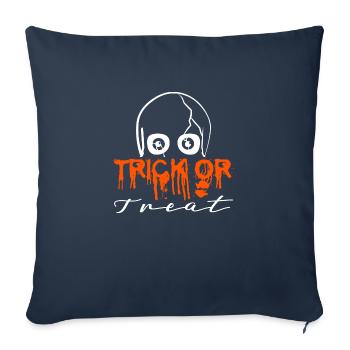 Trick or Treat - Sofakissenbezug 45 x 45 cm - Navy - Vorne