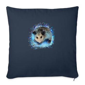 opossum,maus,nagetier,graffiti - Sofakissenbezug 45 x 45 cm - Navy - Vorne