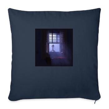 Alien - Sofa pillowcase 17,3'' x 17,3'' (45 x 45 cm) - navy - Front