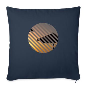T-shirt Holiday Beach Holiday Summer Sun Cadeau - Housse de coussin décorative 45 x 45 cm - bleu marine - Devant