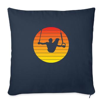 Gymnastics Floor exercises Gymnastics Gymnastics Club Apparatus gymnastics - Sofa pillowcase 17,3'' x 17,3'' (45 x 45 cm) - navy - Front
