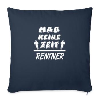Rentner - Sofakissenbezug 45 x 45 cm - Navy - Vorne