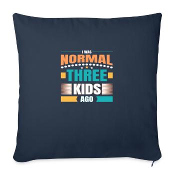 momie - Housse de coussin décorative 45 x 45 cm - bleu marine - Devant