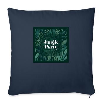 Jungle Party - Sofa pillowcase 17,3'' x 17,3'' (45 x 45 cm) - navy - Front