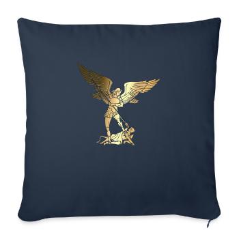 Michael Erzengel Heiliger Christlicher Engel Heiliger Heiliger Snkt - Sofakissenbezug 45 x 45 cm - Navy - Vorne