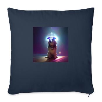 The Universe Dog - Sofa pillowcase 17,3'' x 17,3'' (45 x 45 cm) - navy - Front