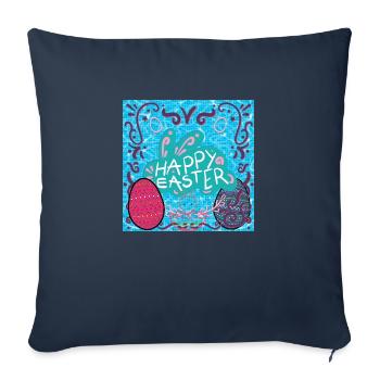 Merry Christmas, Christmas - Sofa pillowcase 17,3'' x 17,3'' (45 x 45 cm) - navy - Front
