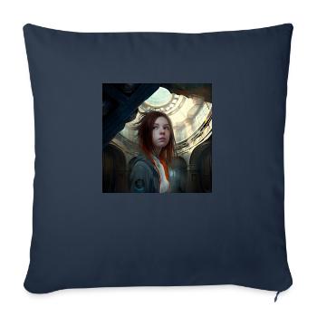 i can see you 9 - Sofa pillowcase 17,3'' x 17,3'' (45 x 45 cm) - navy - Front