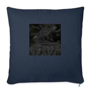 NACHTLANDSCHAFT - Sofakissenbezug 45 x 45 cm - Navy - Vorne